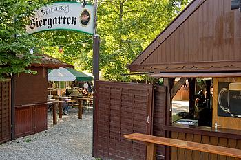 Biergarten Eingang